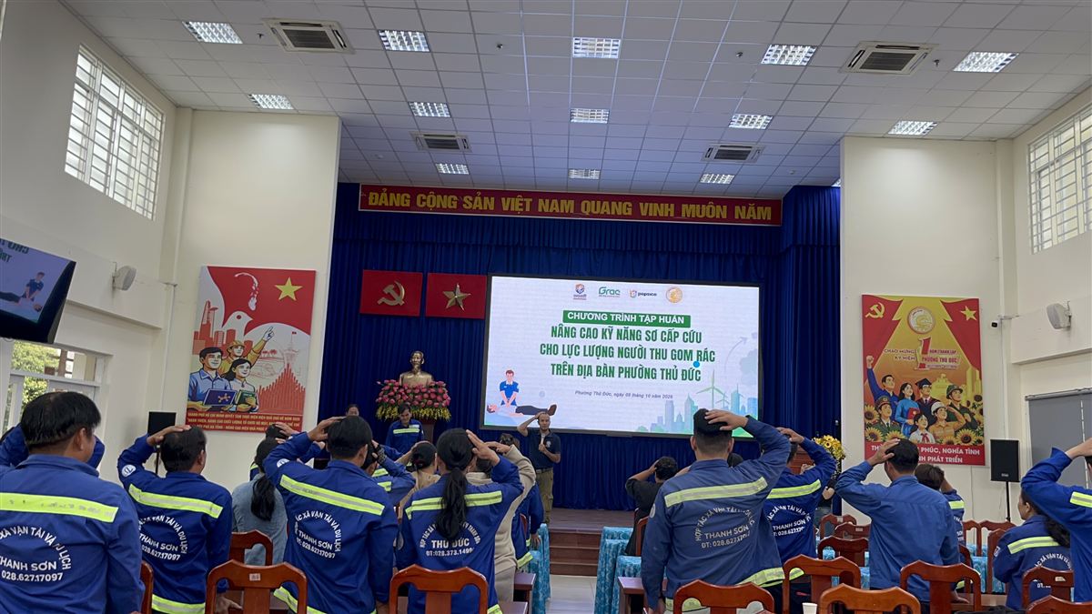 Tập huấn tại UBND phường Thủ Đức